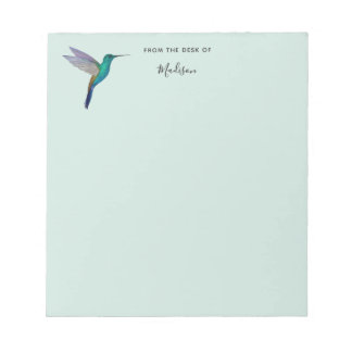 Custom Hummingbird Notepad