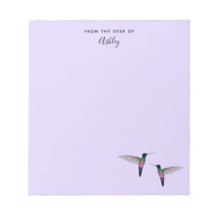 Custom Hummingbird Notepad