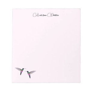 Custom Hummingbird Notepad