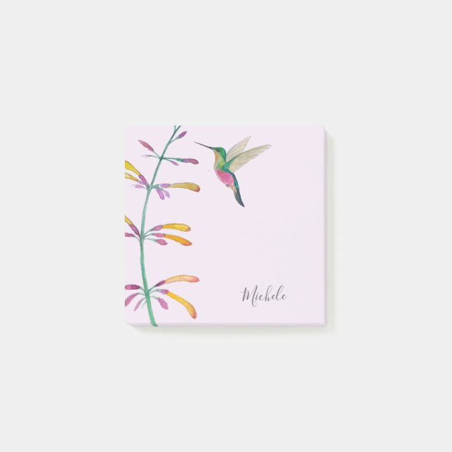 Custom Hummingbird  Post-it Notes (Front)