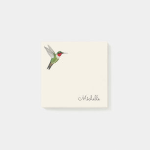 Custom Hummingbird  Post-it Notes