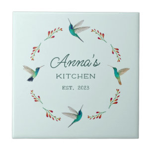 Custom Hummingbird   Tile