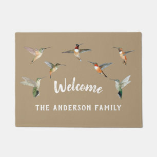 Custom Hummingbirds Doormat