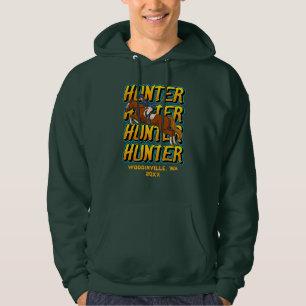 Custom Hunter Horse Event or Location Date Name Hoodie