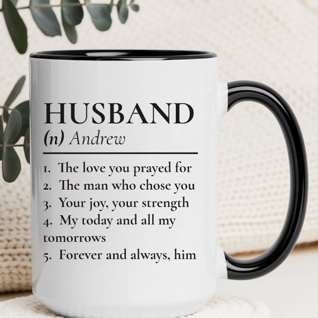 Custom Husband Mug Gift for Wedding Anniversary (Creator Uploaded)