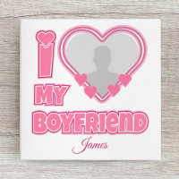 Custom I Love My Boyfriend – Add Photo & Name
