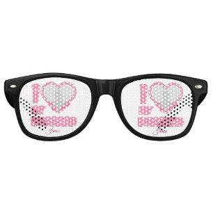 Custom I Love My Boyfriend – Add Photo & Name Retro Sunglasses