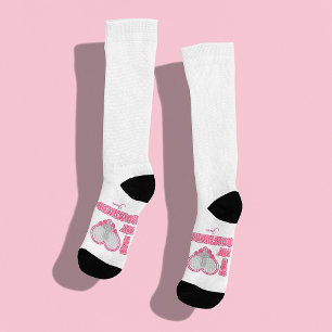 Custom I Love My Boyfriend – Add Photo & Name Socks