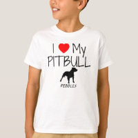 Custom I Love My Pitbull