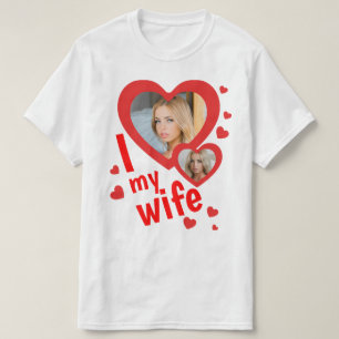 Custom I love my Wife mens t shirts