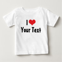 Custom I Love T-Shirt
