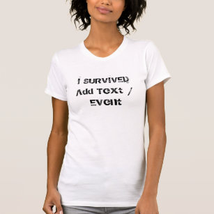 Custom I SURVIVED Women's Fine Jersey T-Shirt