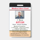 Custom ID Identification Child Adult Photo Name