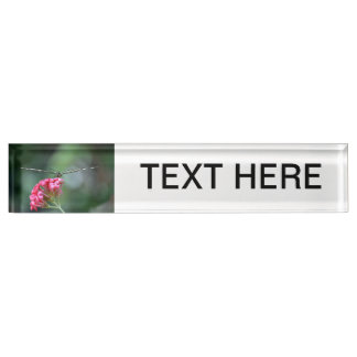 Custom image and text desk gift DIY Nameplate
