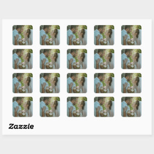 Custom Image Classic Square Sticker Sheet