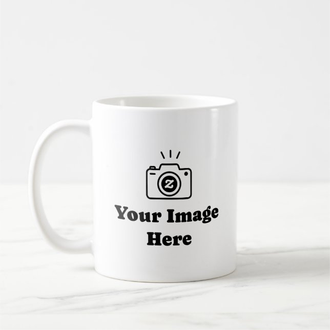 Custom Image Coffee Mug (Left)