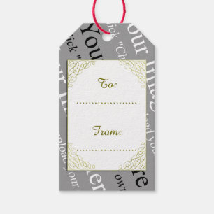 Custom Image Gift Tag