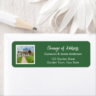 Custom Image New Home Change of Return Address
