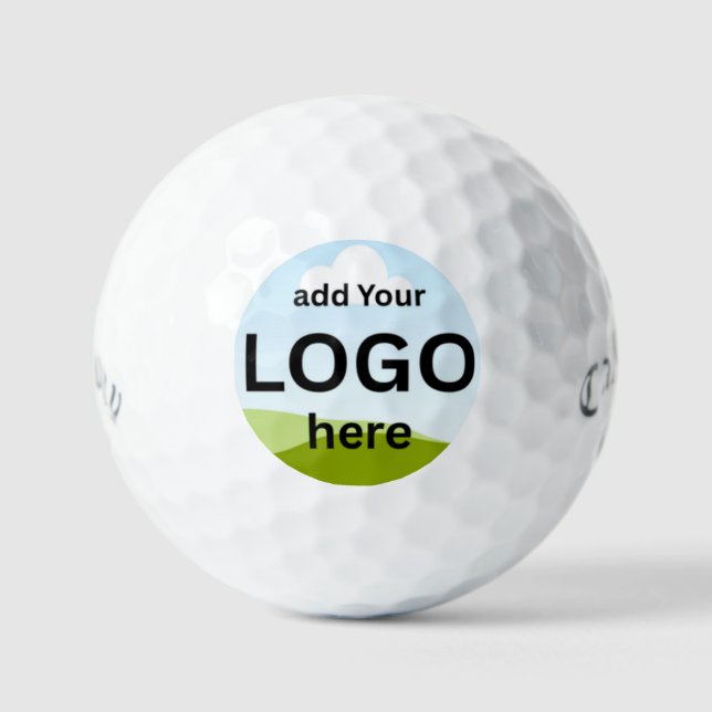 Custom Image or Logo Callaway Supersoft Golf Balls (Front)