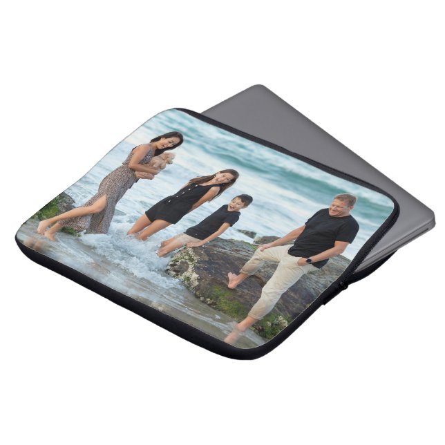 Custom Image Personalized Design Pro Quality Laptop Sleeve (Front Top)