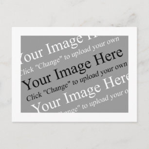 Custom Image Postcard Template