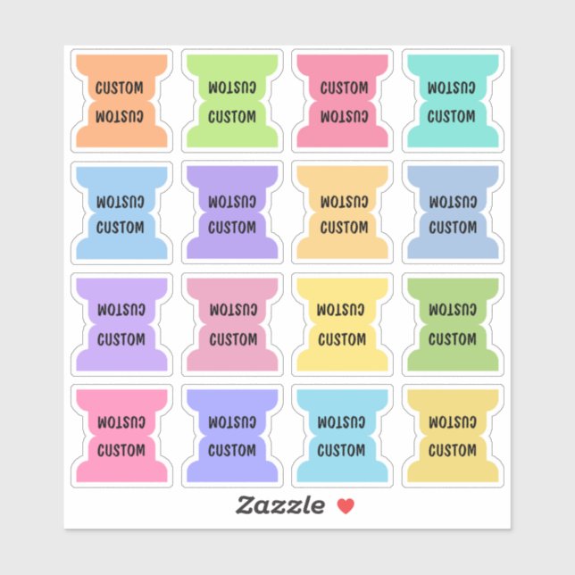 Custom Index Tabs Page Dividers Multicolor Folded (Sheet)