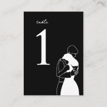 Custom individual guest name wedding place card 