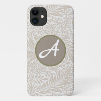 CUSTOM INITIAL IPHONE 11 CASE WILLIAM MORRIS