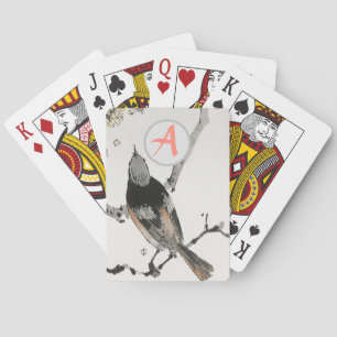 CUSTOM INITIAL JAPANESE BIRD Classic Playing Cards