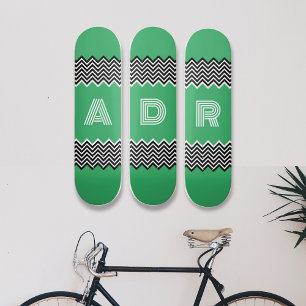 Custom Initial Letter 8 1/4" Skateboard Deck   DP7