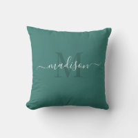 Custom Initial & Name with Teal Blue Green Colour