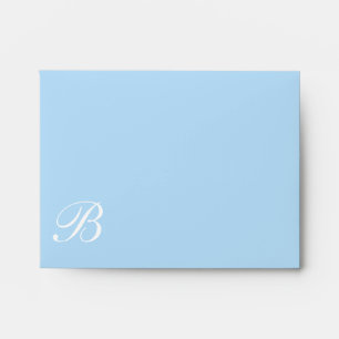 Custom Initial Note Card Envelope