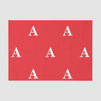 CUSTOM INITIAL TISSUE PAPER CHRISTMAS