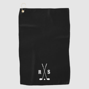 Custom Initials Golf Gift for Dad, Monogram Gift Towel