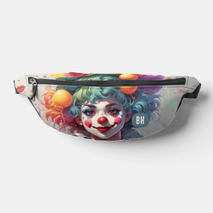 Custom Initials Monogram Clowns Bum Bags