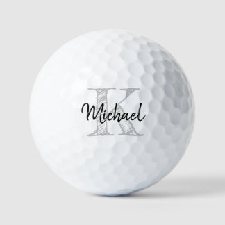 Custom Initials & Monograms, Personalised Golf Balls