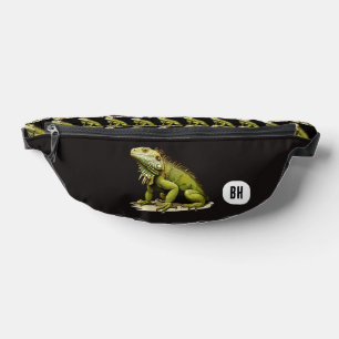 Custom Initials Pet Iguana Bum Bags