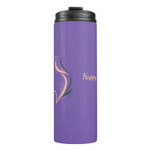 Custom Inspirational Purple Thermal Tumbler