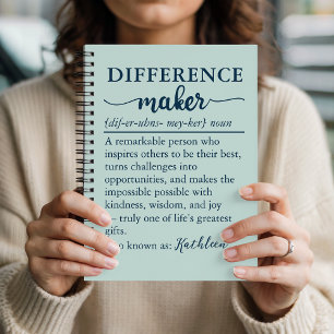 Custom Inspirational Quote Notebook for Coworkers