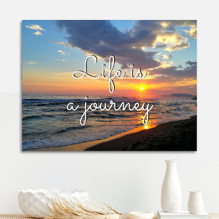 Custom Inspirational Quote Personalised Photo Poster