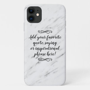 Custom Inspirational Quote Phrase Script Case-Mate iPhone Case