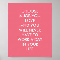 Custom Inspirational Sayings Confucius Quotes Pink