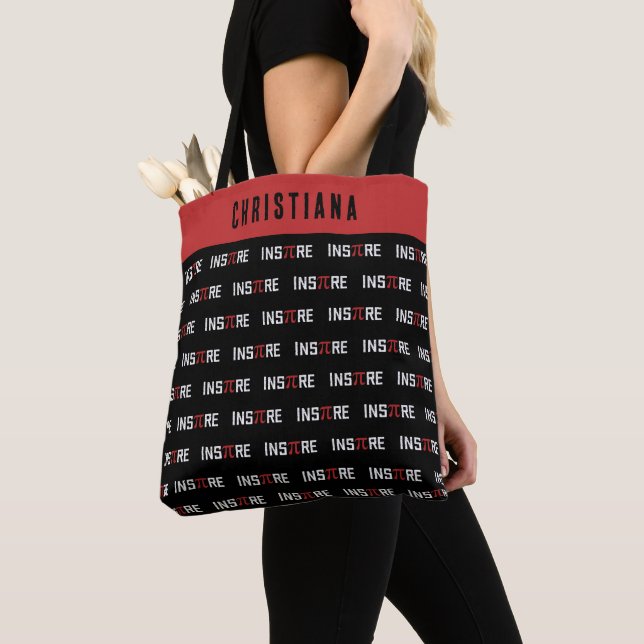 Custom InsPire Pi day | Happy Pi day Gifts Tote Bag (Close Up)