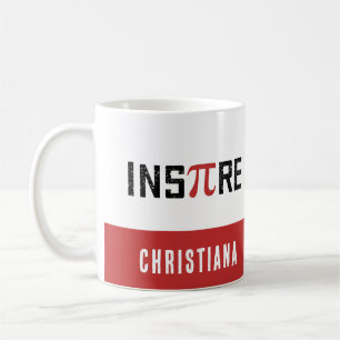 Custom InsPire Pi day Happy Pi day Math Gifts Coffee Mug