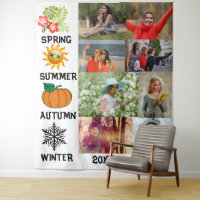 Custom Instagram 8 photo collage year season
