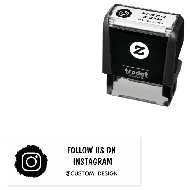 Custom Instagram Address stamp signature (In Situ)