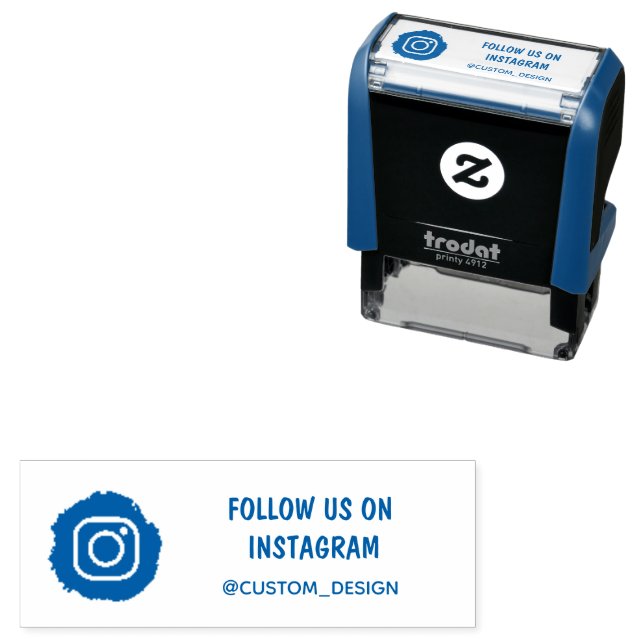 Custom Instagram Address stamp signature (In Situ)