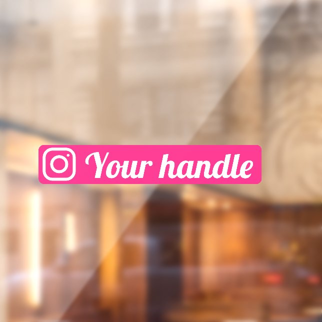 Custom Instagram Logo handle pink (Sheet 2)