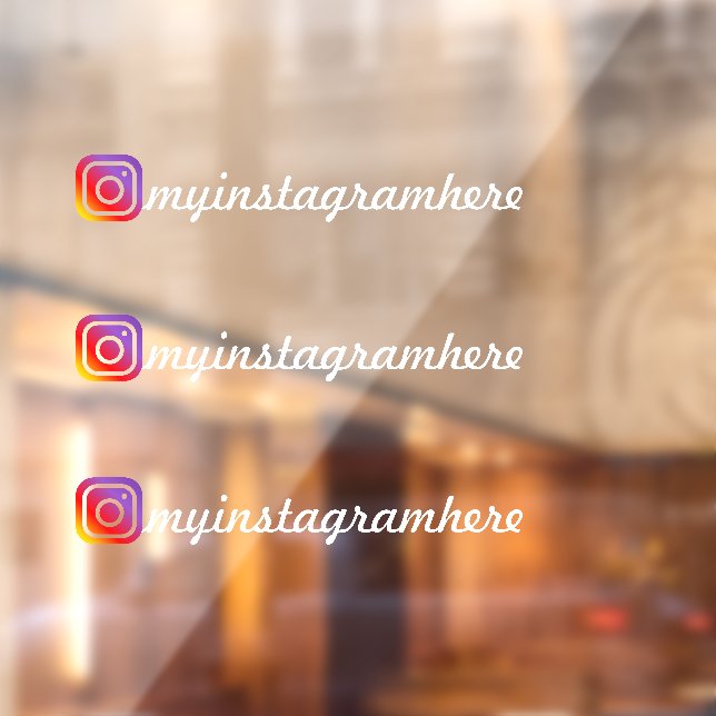 Custom Instagram Logo Social Media Handle Name  (Sheet 2)