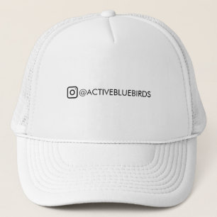 Custom Instagram Name Trucker Hat
